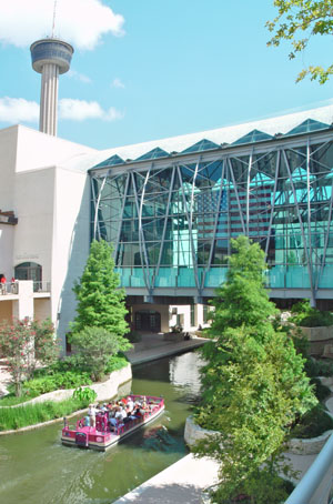 Riverwalk under Convention Center